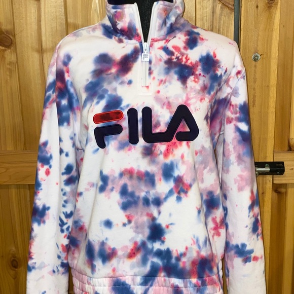 Tie Dye Fila sweatshirt - Picture 2 of 2
